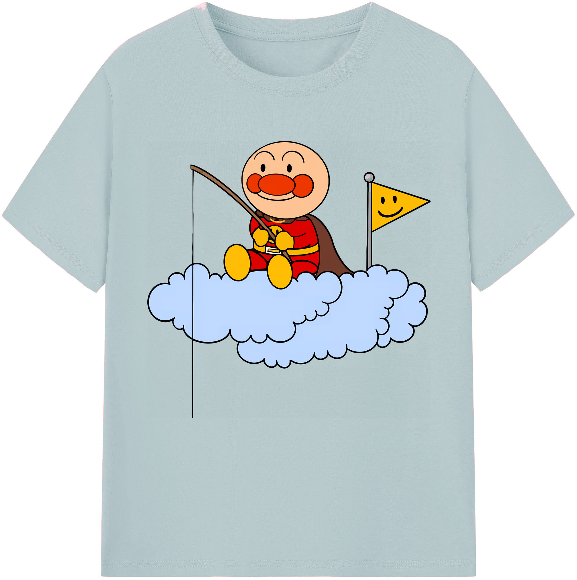 （画像用） アンパンマン Anpanman 綿100％半袖Tシャツ（フロントプリント）